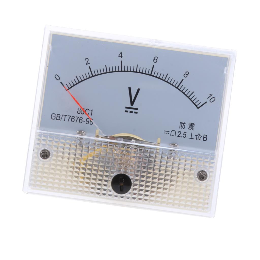DC 0-300V Voltage Meter Analog Panel Voltmeter Gauge Class 1.5-71x71x60mm 