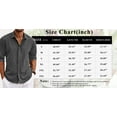 thumbnail image 7 of Thrilos Mens Dress Shirts Long Sleeve Tops Button Up Work Shirts Casual Linen Shirt for Men, 7 of 7