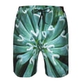 thumbnail image 3 of Fotbe Teal Cactus Trajes de Baño Estampados para Hombre, Shorts de Verano de Secado Rápido, Ropa de Playa, Bañadores-Small, 3 of 6
