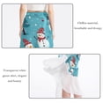 thumbnail image 2 of Snowman Chiffon Summer Beach Dresses for Women, Lightweight and Stylish Summer Dresses, 2 of 6