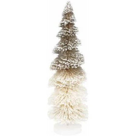 Christmas Tree Artificial Silver Ombre 15"