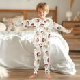 thumbnail image 6 of joogoo Vintage Santa Claus Pajamas Set Long Sleeve Soft Cotton Sleepwear 2 Piece 18M, 6 of 7