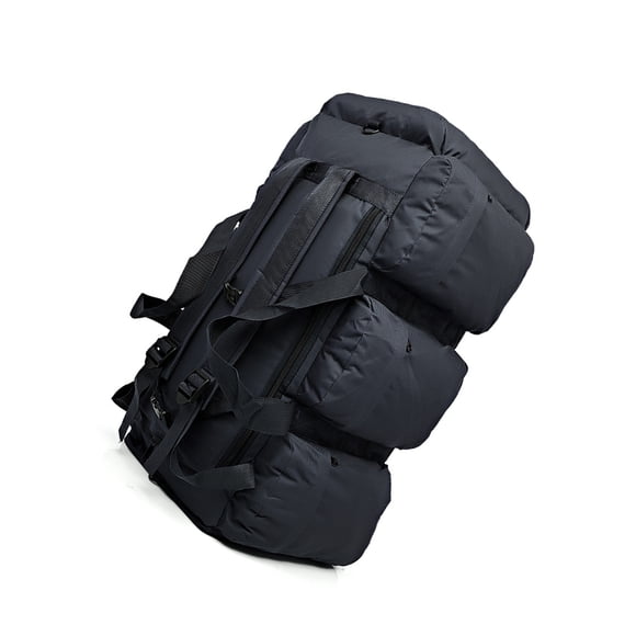 Soidarity para exteriores de 90L, bolsa de pesca para acampar, bolsillos, mochila, senderismo, mochilero, portátil, de viaje, Camper, bolso de Mochilas de mochilero Negro Soidarity OD029605-01