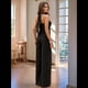 thumbnail image 5 of Mono para Mujer, Cuello Halter Cruzado, Pierna Recta, Mono Negro M, 5 of 7