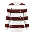 thumbnail image 5 of Zysthvn Pullover Sweatshirts for Women Plus Size Striped Casual Winter Womens Sweatshirts Long Sleeve with Pockets Crewneck Tops, 5 of 7