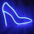 thumbnail image 1 of Blue High Heels Neon Sign, Battery Operated or USB Powered LED Neon Sign Light for Party, Home, Wall Decoration Lamp Kids Gift, 1 of 3