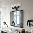 thumbnail image 6 of 10383-04 Livex Lighting Aragon - 3 Light Bath Vanity In Architectural Style-9.5 Inches Tall and 23 Inches Wide-Black Finish, 6 of 14