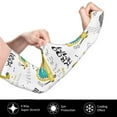 thumbnail image 3 of Uemuo Dinosaur on Excavator Printed Arm Sleeves, Cooling UV Sun Protection Sports Compression for Men/Women, 3 of 8