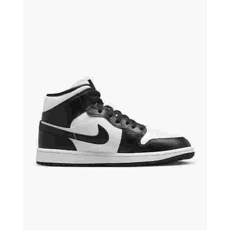 Nike Women's Shoes Air Jordan 1 Mid, White/Black-White, 8.5 Nike Women's Shoes Air Jordan 1 Mid, White/Black-White, 8.5