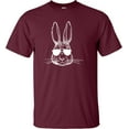 thumbnail image 2 of Go All Out Bunny Face With Sunglasses T-Shirt Mens/Women/Youth, 2 of 5
