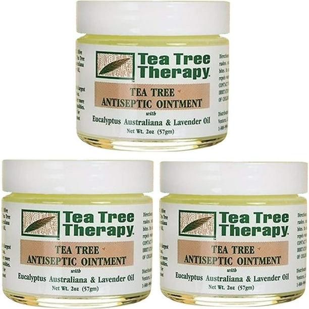Tea Tree Antiseptic Ointment, 2 Ounce (Pack of 3), Antiseptic Ointment