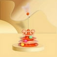thumbnail image 1 of Pet Toy Cat Toy With Feather Bell Cat Turntable Ball Toy Kitten Teasing Cat Interactive Toy, 1 of 4