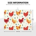 thumbnail image 2 of Sikiie Colorful Flower Chickens Dish Drying Mat, Kitchen Counter Mat, Self Drying Mat for Kitchen Counter Dish Drying Pad ,for Dishes, Utensils, Pots and Pans(24" x 18"), 2 of 7