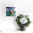 thumbnail image 2 of ONETECH Pig Wall Art Canvas Wildlife Wall Decor Swimming Pictures on Canvas Wall Art for Home Office Decorations Living Room Bedroom 3 Pcs Stretched and Framed Canvas Prints, 2 of 4