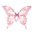 thumbnail image 6 of Halloween Butterfly Wing Costume Prop, Polyester Construction, Wearable Costume Backpiece for Halloween Party and Dress-Up Events, Indoor Display for Living Room, Bedroom, Mantel and Shelf, Pink, 6 of 6