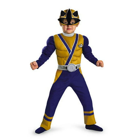Power Rangers Toddler &  Boys Samurai Muscle Costume 2T