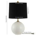 thumbnail image 4 of SAFAVIEH Relta 24 in. Modern Artistic Table Lamp, White, 4 of 6