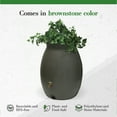 thumbnail image 4 of Algreen Castilla 50 Gallon Rain Water Collection Barrel, Brownstone, 4 of 8