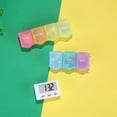 thumbnail image 1 of Storage box,Pill Pill Medicine Dispenser Pill With Pill Medicine Box Clock Medicine Dispenser Clock Medicine Pill Box Reminder Clock Reminder Alarm Clock Pill And Box Pill - Medicine Box With Alarm, 1 of 5
