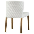 thumbnail image 5 of New Pacific Direct Albie Faux Leather Dining Side Chair in Off White (Set of 2), 5 of 5