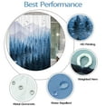 thumbnail image 7 of Clearance Sale Woodland Mildew-Proof Shower Curtain, Polyester Shower Curtain, Fenull Shower Curtain Blue Shower Curtain Water Fabric Shower Curtains for Bathroom Nature Tree Bath Curtain Men 2PC, 7 of 7