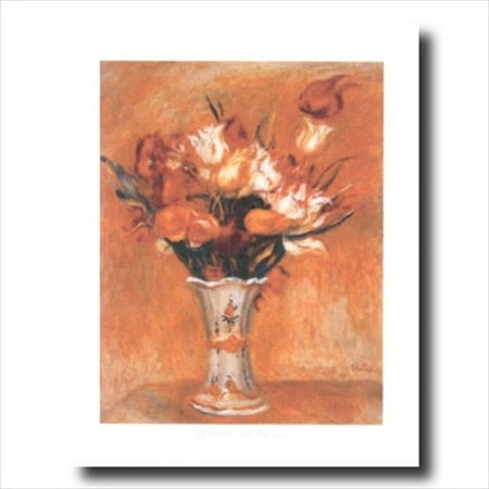 - Renoir Tulip Flower Vase Wall Picture Art Print