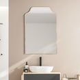 thumbnail image 5 of JONATHAN Y MIR203C Lindie 24 in. W x 36 in. H Medium Scalloped-Top Metal Framed Wall Mounted Mirror, Gold, 5 of 7