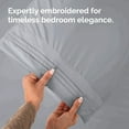 thumbnail image 7 of CGK Linens Extra Soft Pillowcases Set of 4 - Queen / Standard Size Hotel Luxury Breathable & Cozy 4-Piece Pillow Covers, Steel Blue, 7 of 7