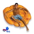 thumbnail image 1 of Swimline Giant Inflatable 62 Inch Baseball Glove Swimming Pool Float + 12V Pump, 1 of 6
