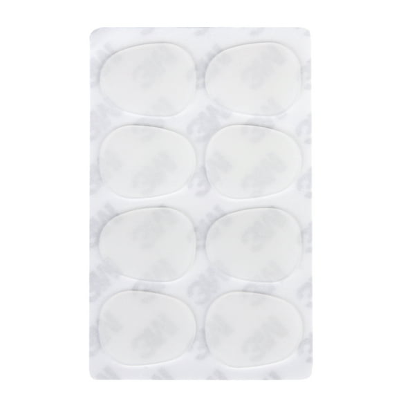 8pcs Alto / Tenor Saxofón Saxofón Boquilla Parches Almohadones Cojines 0.8mm Claro Sunnimix Boquilla