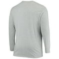 thumbnail image 3 of Men's Fanatics Heathered Gray New York Jets Big & Tall Practice Long Sleeve T-Shirt, 3 of 3
