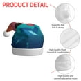 thumbnail image 4 of Fuzoiu Lighthouse and Whale Print Santa Hat Christmas Hat for Adults,Santa Hats with Pompom, Unisex Xmas Holiday Hat for Christmas New Year Festive Party Supplies, 4 of 6