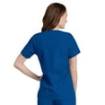 thumbnail image 5 of Landau Essentials Relaxed Fit 4-Pocket V-Neck Scrub Top for Women 8232, 5 of 10