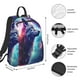 thumbnail image 2 of Balery Starry Multicolored Wolf Mochila ligera para hombre y mujer: duradera e impermeable, ideal para la escuela, el trabajo, viajes y uso diario., 2 of 7