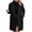 wonen Black Jackets, variant on Tuphregyow Women's Leisure Collared Fleece Duster Coat Winter Knit Long Sleeve Button Baggy Cardigans Solid New Style Thicken with Pockets Outdoor Coat Trendy Army Green XL