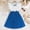 Blue, variant on Girl Dress Size 11-12Y Youth Color Block Flutter Sleeve Korean Style Pleated Skirt Princess Dress Girl Dresses