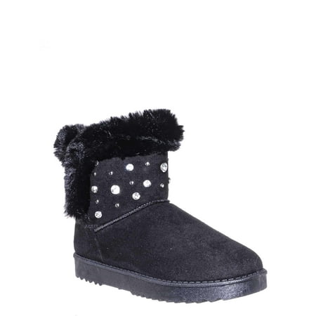 

Womens Winter Snow Boot w Fur & Rhinestones