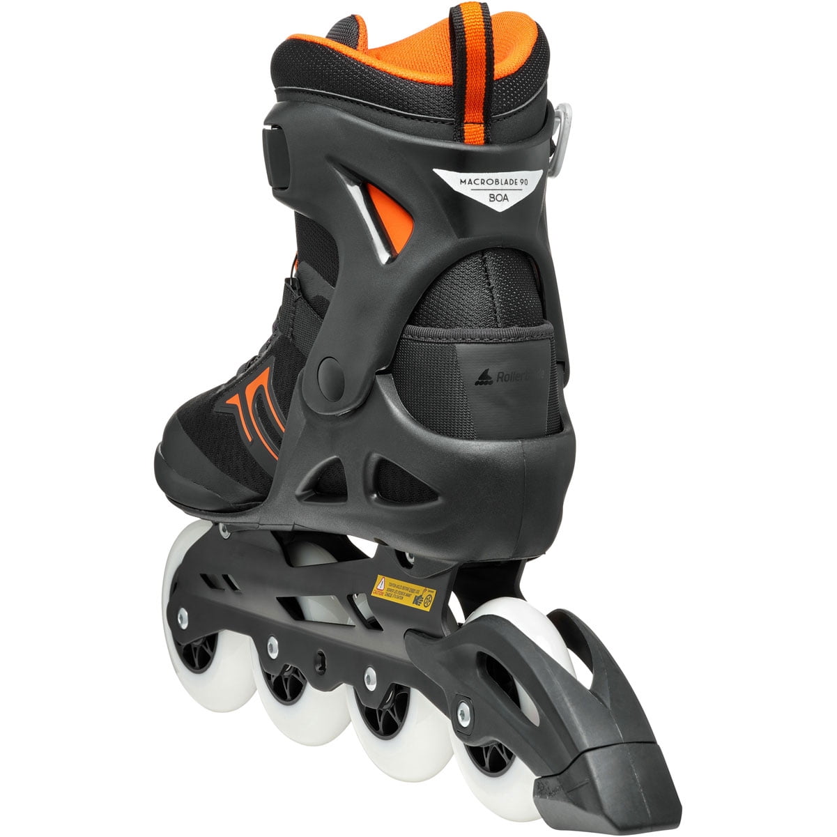 ROLLERBLADE Men's Macroblade 90 BOA Black/Orange Skates, Size: 7
