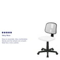 thumbnail image 6 of Emma + Oliver Mid-Back White Mesh Swivel Task Office Chair with Pivot Back, BIFMA Certified, 6 of 16