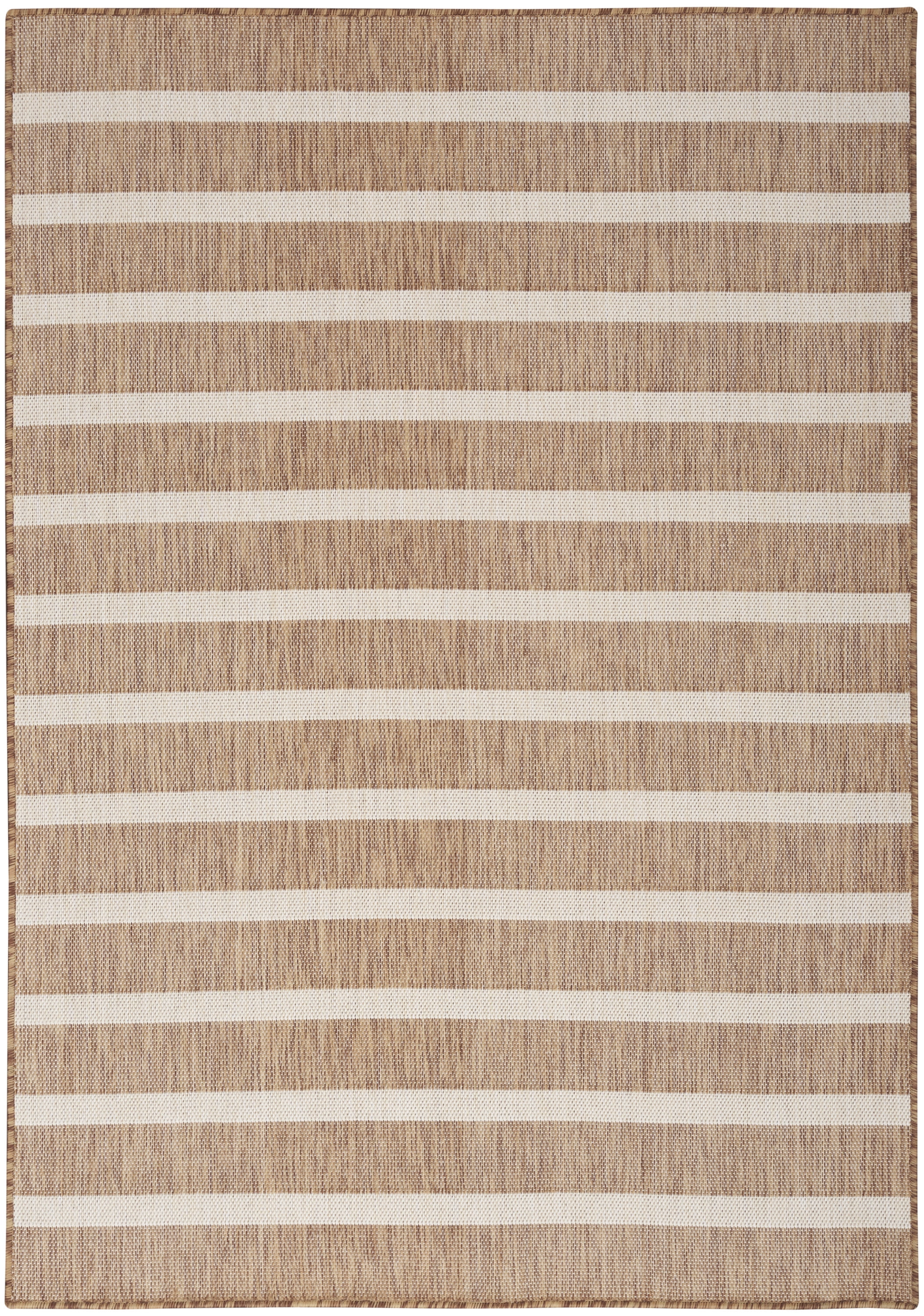 Nourison Positano Indoor/Outdoor Jute Ivory 7' x 10' Area Rug (7x10)
