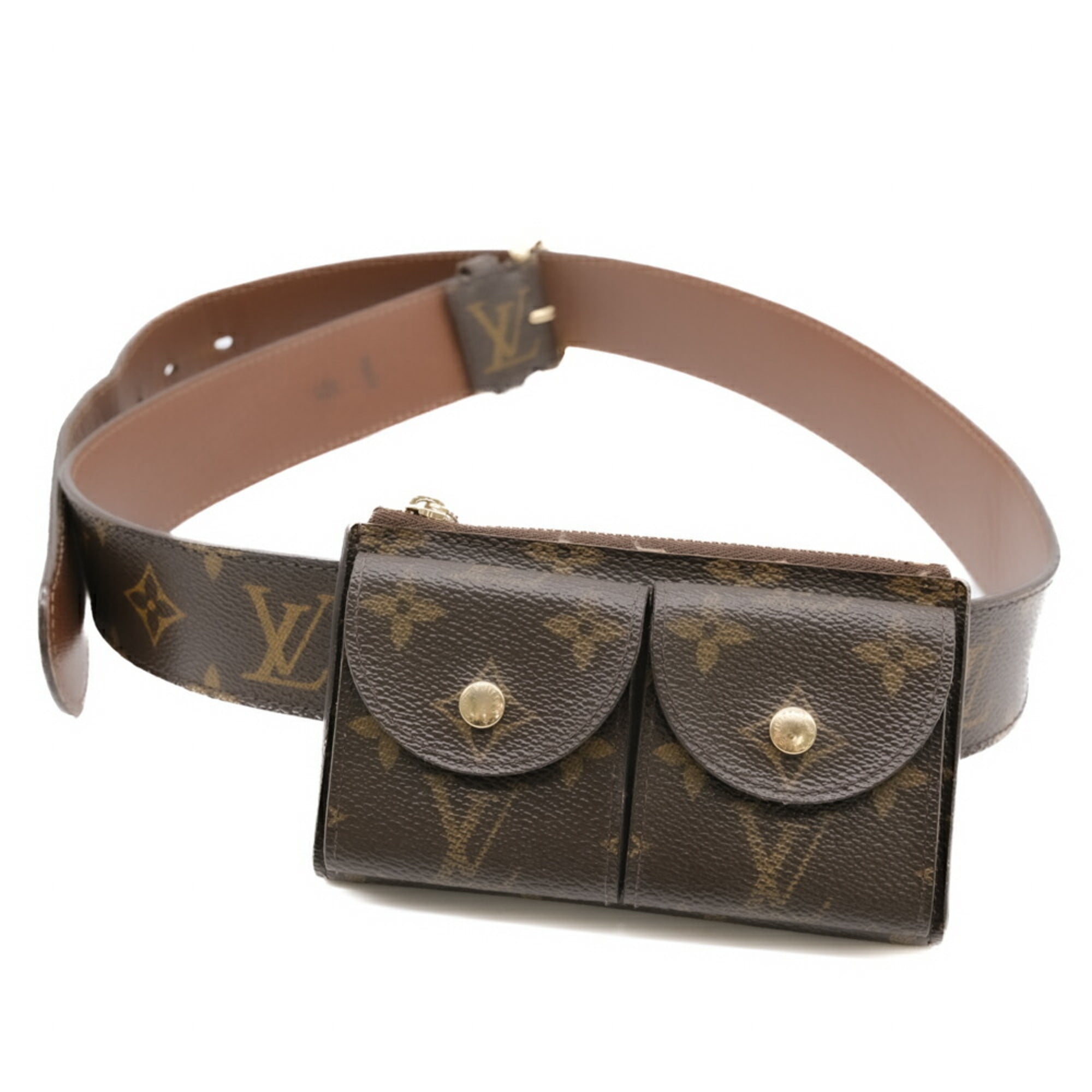 Small  Louis Fanny pack. Leather small bag Louis Vuitton Black in Leather - 54429138 main image 4