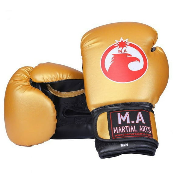 MA Boxing Gloves Gold-14 oz