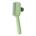 thumbnail image 1 of Self-Cleaning Pet Grooming Comb with Release Button for Hair and Flea Removal, 1 of 4