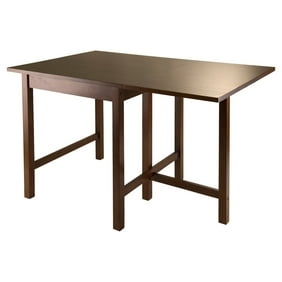 Ikea Applaro Drop Leaf Folding Wood Table Brown Seats 2 4