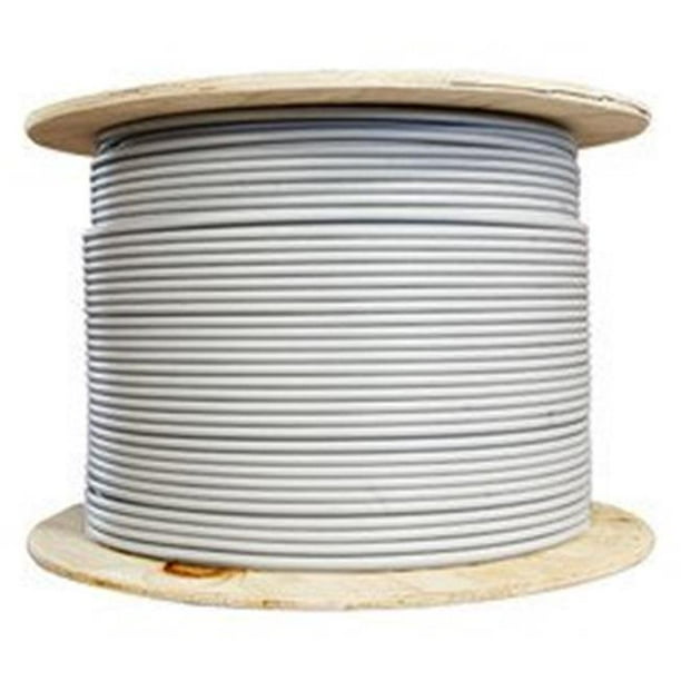 100 ft. Bulk Cat6a Gray Cable with Stranded Unshielded Twisted Pair, Spool Walmart
