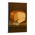 thumbnail image 1 of Gouda Cheese, Oil Painting, (12x18 Wrapped Canvas, Wall Decor, Artwork), 1 of 5