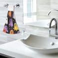 thumbnail image 5 of Yayeee Kitchen Hanging Hand Towels Set of 2 with Loop Bathroom Absorbent Tie Towel, Yellow Halloween Ghosts, 5 of 7