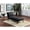 Black, variant on Patterned Cushion and Navy Color | Ideal for Primary Living Space | Bring Comfort and Style to Your Home
