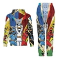thumbnail image 2 of Power Rangers Unisex Adult Sweatsuits Hoodie & Sweatpants Long Sleeve Hooded Sweatshirt Matching Joggers Tracksuit Sets XL, 2 of 9