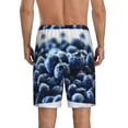 thumbnail image 3 of Easygdp Blueberry Men's Short Pajama Pants, Sleep Shorts, Household Pants, Casual Pants with Pockets - Medium, 3 of 9